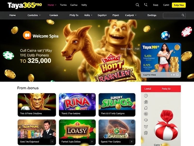 Discover TAYA365PRO, the official platform for premium online gambling. Explore slots, poker, live dealers, and sports betting with secure transactions and exclusive promotions.
